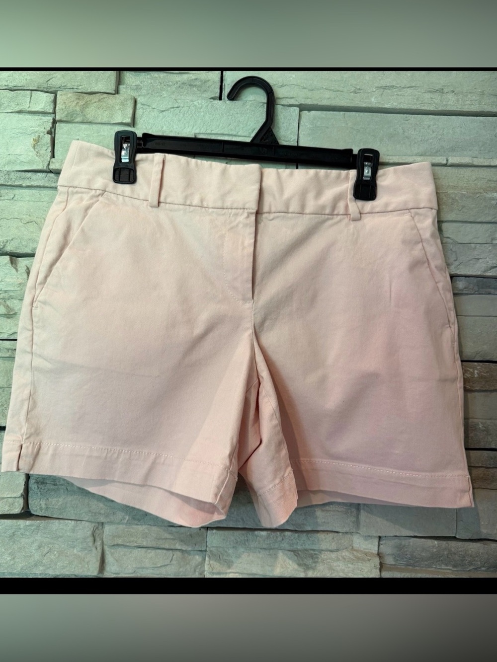 Loft Women’s Size 6 The Riviera Light Pink Peach Flat Front Shorts